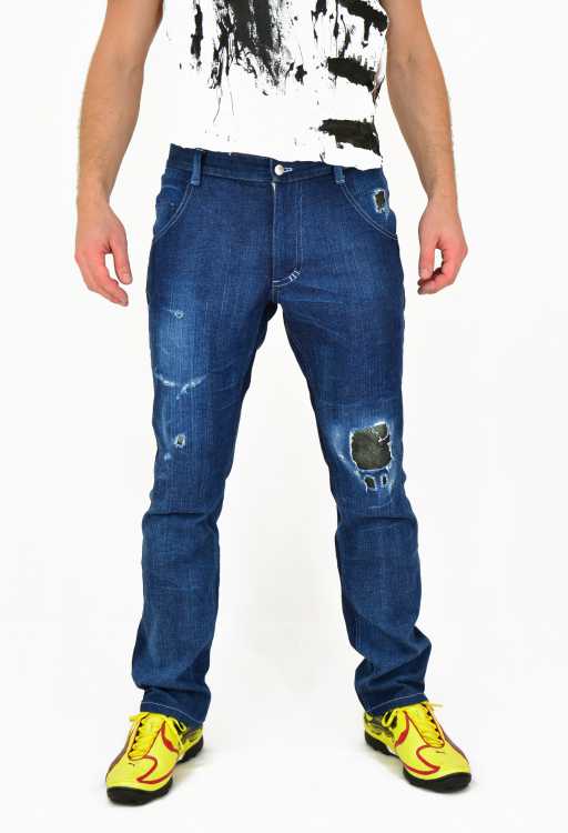 Distressed Jeans NERO