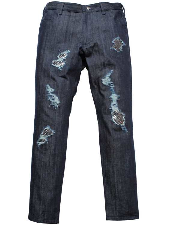 Distressed Jeans mit Nieten DARIUS