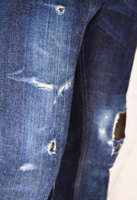 Distressed jeans NERO