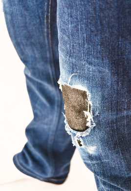 Distressed Jeans NERO
