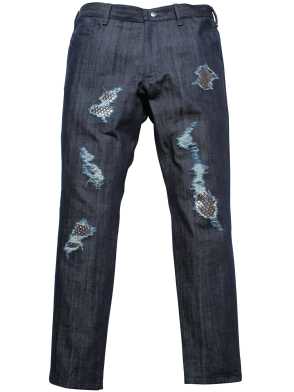 Distressed Jeans mit Nieten DARIUS